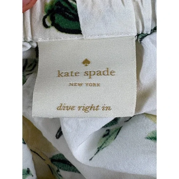 Kate Spade Lemon Halter Open Back Maxi Dress Beach Cover Up XS READ - Picture 6 of 8